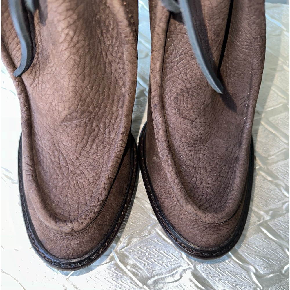 BURBERRY SUEDE ANKLE BOOTS - Picture 6 of 11